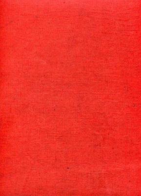 Toilé rouge, papier népalais