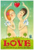 Savon love, carte postale Amandine Piu