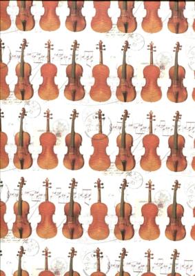 Violon, papier fantaisie musique