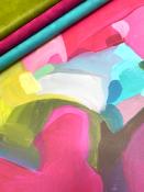 Papier fantaisie, abstrait fushia