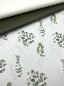 Papier fantaisie anglais, croquis d'eucalyptus