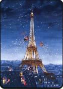 Carte d'art, La tour Eiffel de nuit