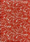 Papier fantaisie indien, granité rouge et or