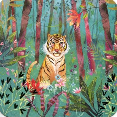 Le tigre, carte d'art