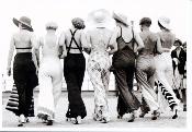Sept mannequins, carte postale