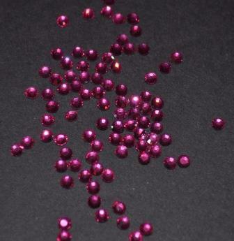 strass en cristal fushia