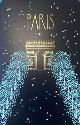 Carte d'art, Paris Arc de triomphe champs Elysées