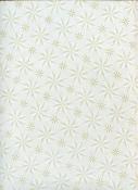 Fleur baroque verte, papier fantaisie recto verso