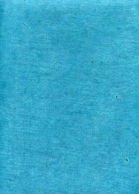 Toilé bleu canard, papier népalais