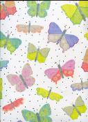 Ephémère multicolore, papier fantaisie