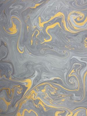 Marbré gris et or, papier fantaisie indien