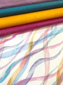 Papier fantaisie, vague arc en ciel