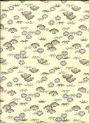 Papier japonais chiyogami, bambou gris et taupe