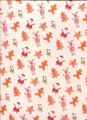 Papier fantaisie de Noël, Santa