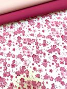 Papier japonais chiyogami sakura rose