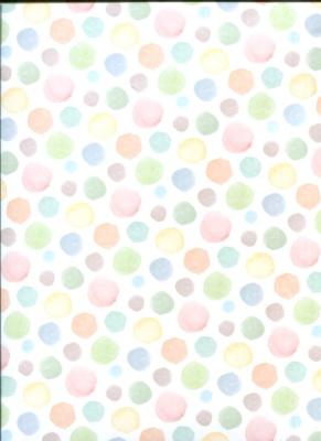 Papier fantaisie pois pastel