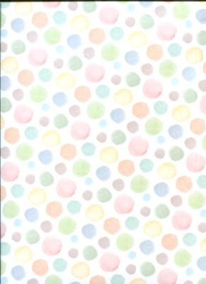 Papier fantaisie pois pastel