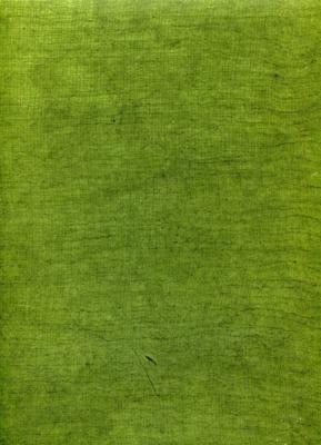 Toilé vert foncé, papier népalais