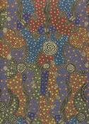 Aborigène, papier fantaisie